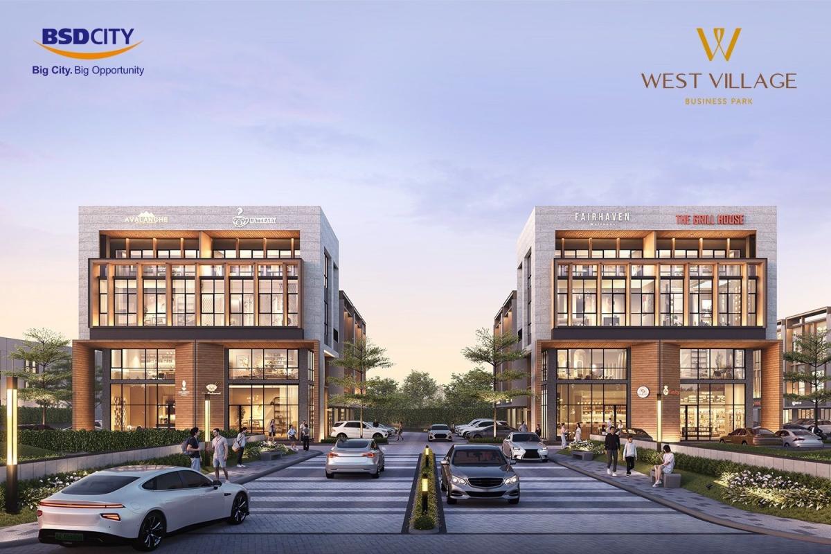 West Village BSD 2 Type Shophouse